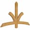 Ekena Millwork Davenport Rough Sawn Timber Gable Bracket, Western Red Cedar, 60"W x 35"H x 2"D x 4"F, 14/12 Pitch GBW060X35X0204DAV00RWR - alternate 3